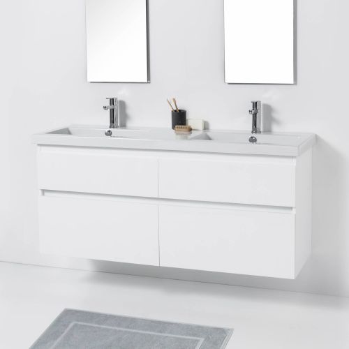 Cangas 1400 Wall-Hung Vanity Double Bowl 4 Drawers by VCBC