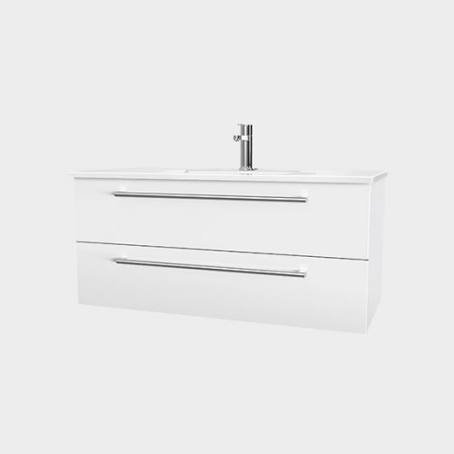 Zara 1000 Wall-Hung Vanity 2 Drawers by VCBC