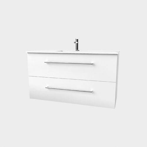 Zara 1200 Wall-Hung Vanity 2 Drawers Extra Deep by VCBC