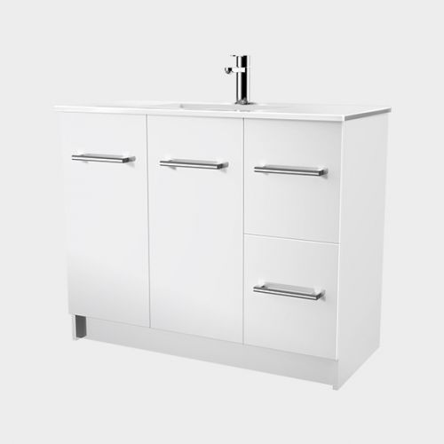 Zara 1000 Floor-Standing Vanity 2 Doors 2 Drawers - DISCONTINUED by VCBC