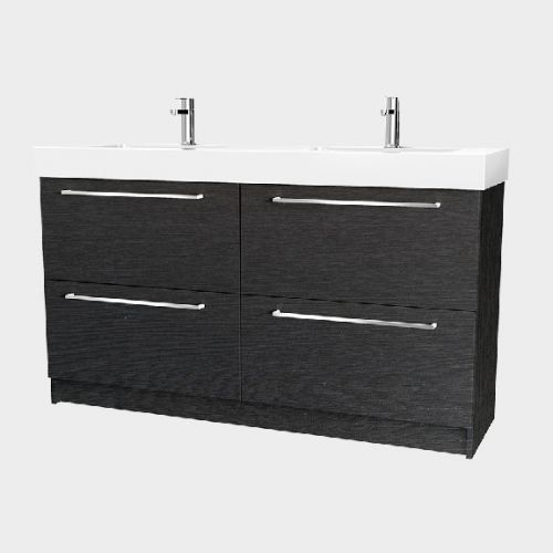 Splash 1500 Floor-Standing Vanity Double Bowl 4 Drawers by VCBC