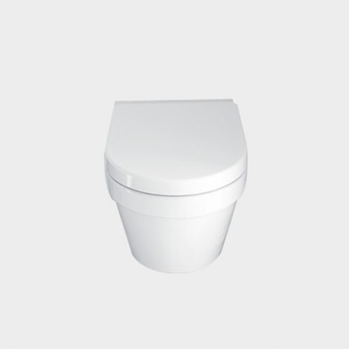 Onda Wall-Hung Toilet Suite with In-Wall Cistern by VCBC