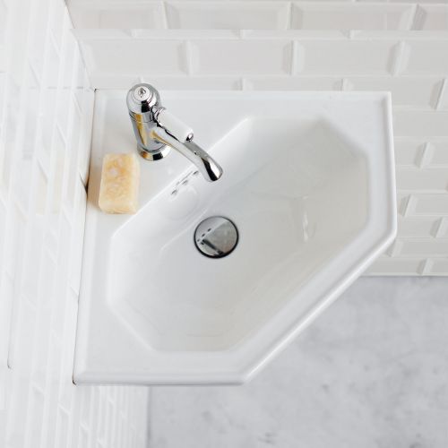 Corner 598 Cloakroom Basin by Burlington