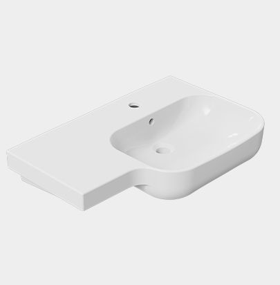 Cove Offset Wall-hung Basin by VCBC