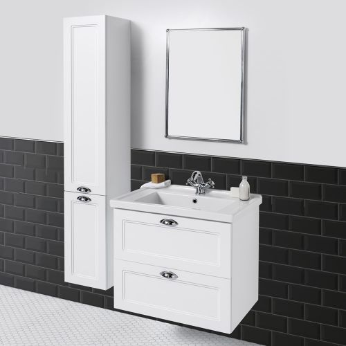 English Classic 700 Wall-Hung Vanity 2 Drawers by Burlington