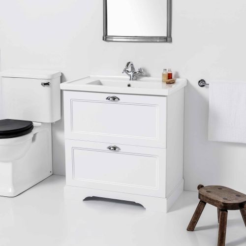 English Classic 700 Floor Standing Vanity 2 Drawers by Burlington