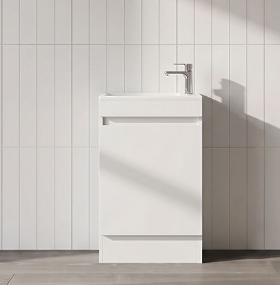 Soft Mini Floorstanding Vanity 1 Door by VCBC