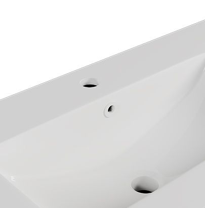 White Overflow Ring by VCBC