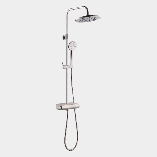 Classic Round Shower Set with Shelf by VCBC