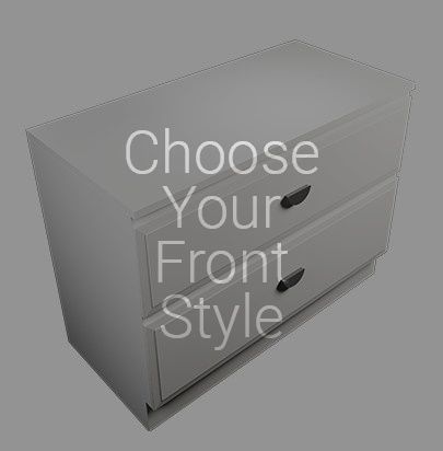 Laundry Cabinet 1200, 2 Drawers (Benchtop Sold Separately) by Laundry