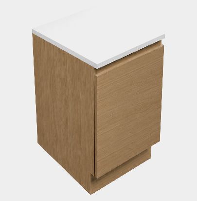 Laundry Cabinet 600, 1 Drawer (Benchtop Sold Separately) by Laundry