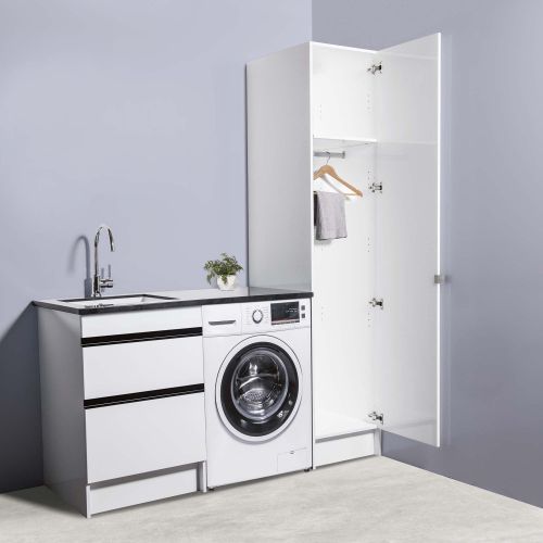 Tall Cupboards by Laundry