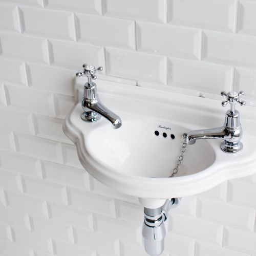 Curved 505 Cloakroom Basin by Burlington