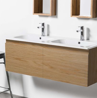 Qubo 2 Drawer Side By Side by Michel César