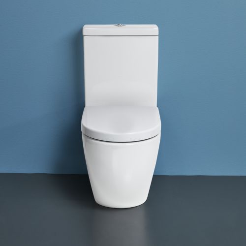 Rest Rimless Back-To-Wall Toilet Suite with Cistern by VCBC