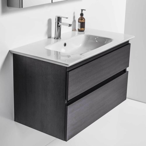 Sharp 900 Wall-Hung Vanity 2 Drawers by VCBC