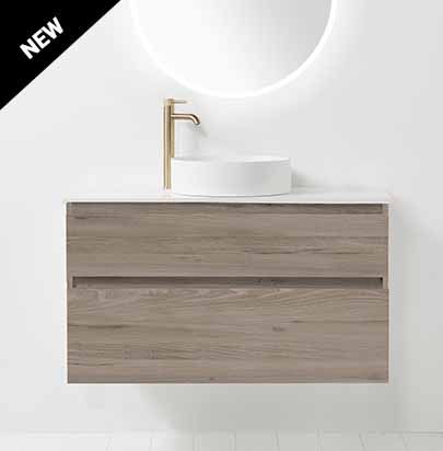 Soft Solid Slim 1000 Wall-Hung Vanity 2 Drawers by VCBC
