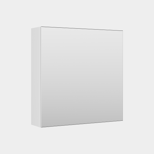 Cube Mirror Cabinet 1 Door by Michel César