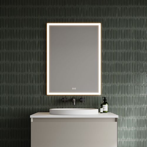 LED Mirror - Rectangle Portrait by Michel César