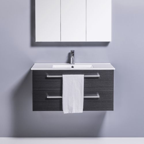 Zara 900 Wall-Hung Vanity 2 Drawers by VCBC