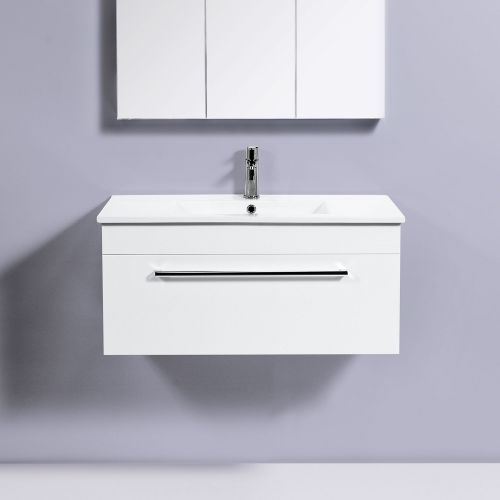 Zara 900 Wall-Hung Vanity 1 Drawer by VCBC