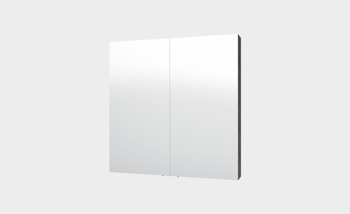 Mirror Cabinet 750 – 2 Doors, 2 Glass Shelves