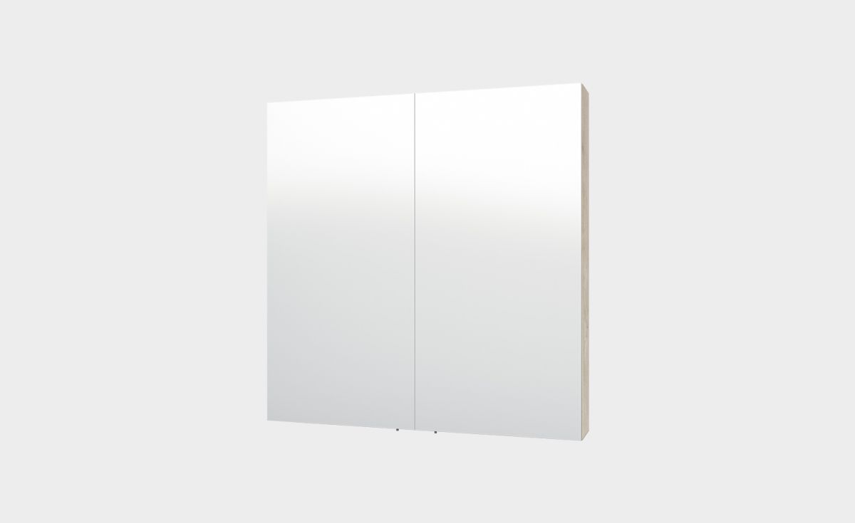 Mirror Cabinet 750 – 2 Doors, 2 Glass Shelves