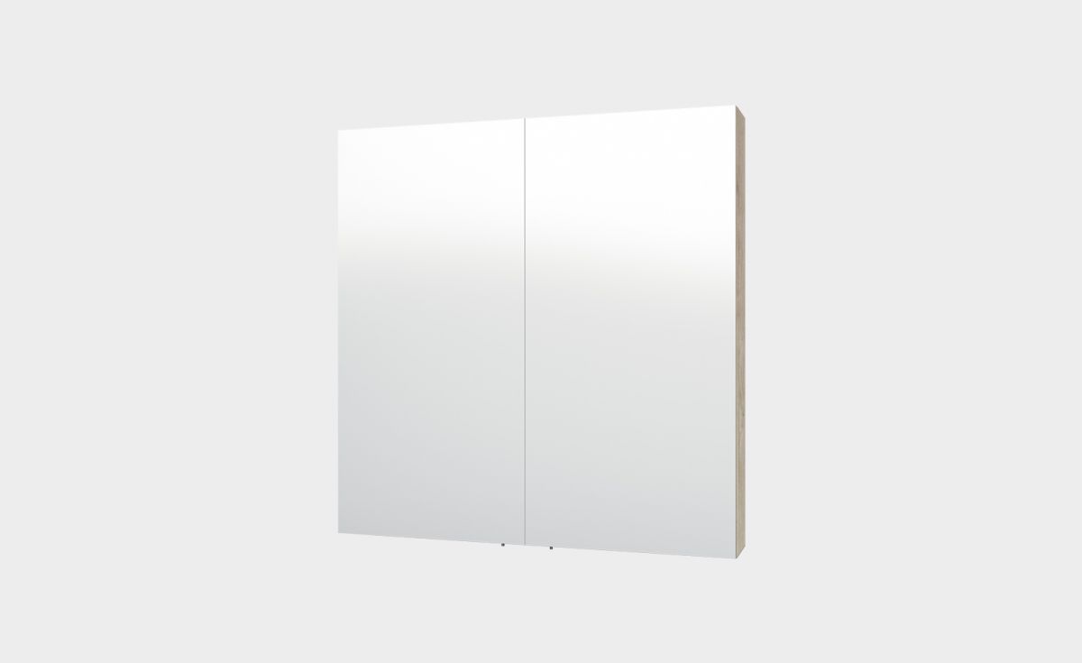 Mirror Cabinet 750 – 2 Doors, 2 Glass Shelves
