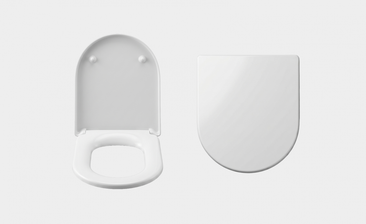 Rest Toilet Slim Liner Soft Close Seat & Cover