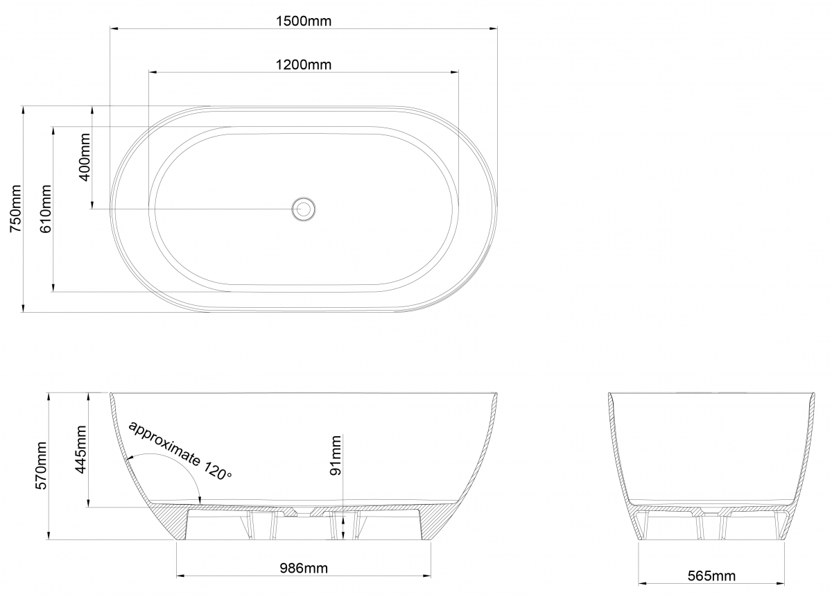 Form Clearstone Freestanding Bath