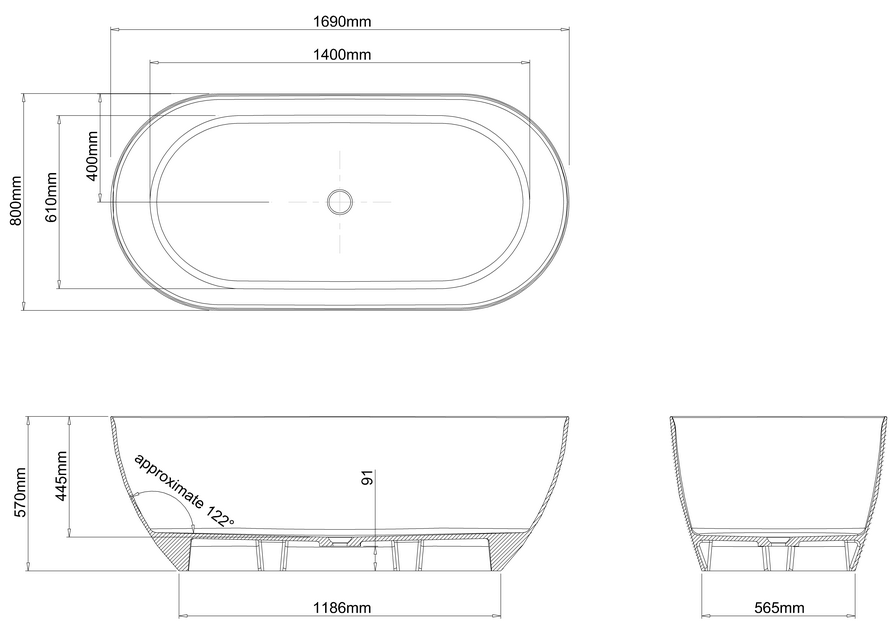 Form Clearstone Freestanding Bath