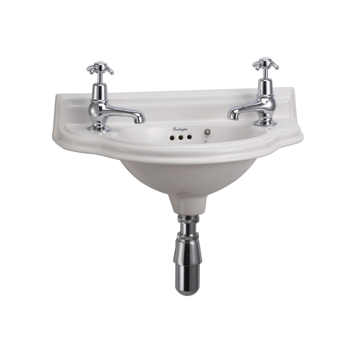 Curved 505 Cloakroom Basin