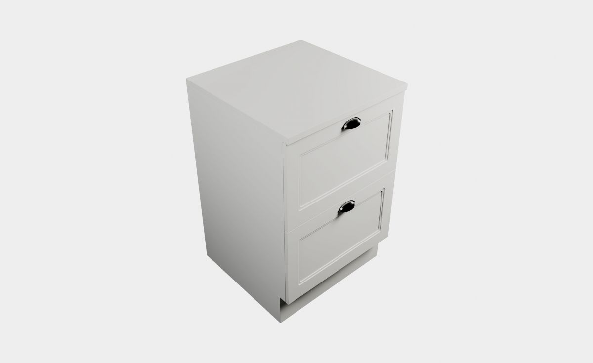 Laundry Cabinet 600, 2 Drawers (Benchtop Sold Separately)