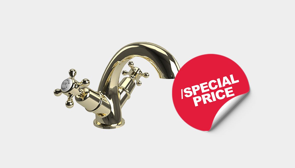 Claremont Gold Basin Mixer