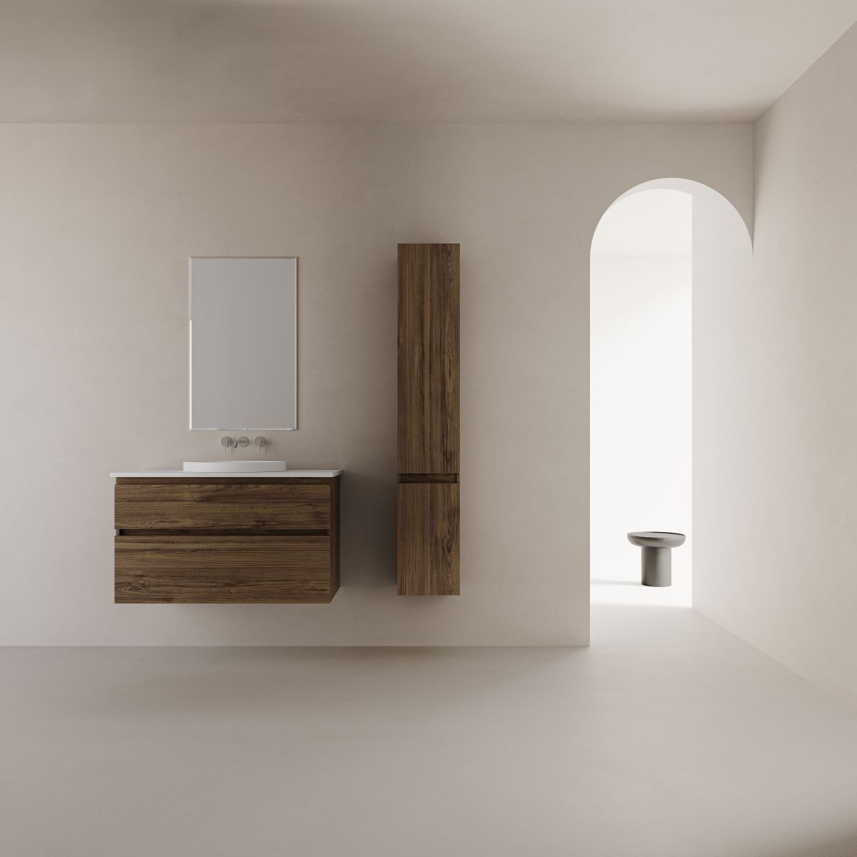 Soft Tall Cabinet 2 Doors