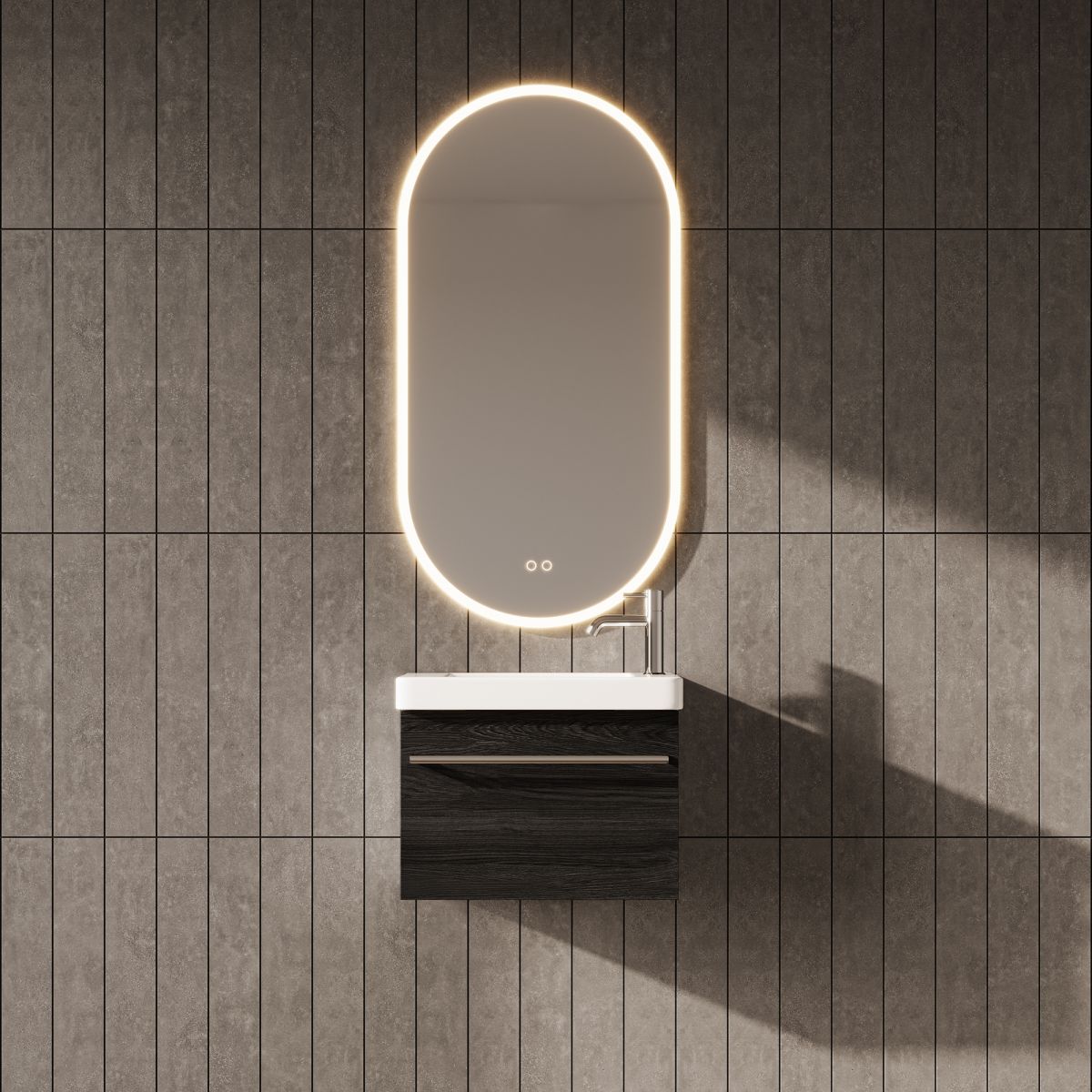 Space 530 Wall-Hung Vanity, 1 Door