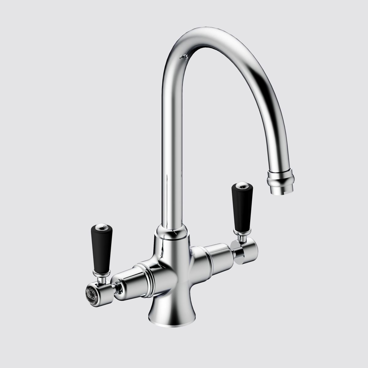 Burlington Gooseneck Mixer, Black Accents