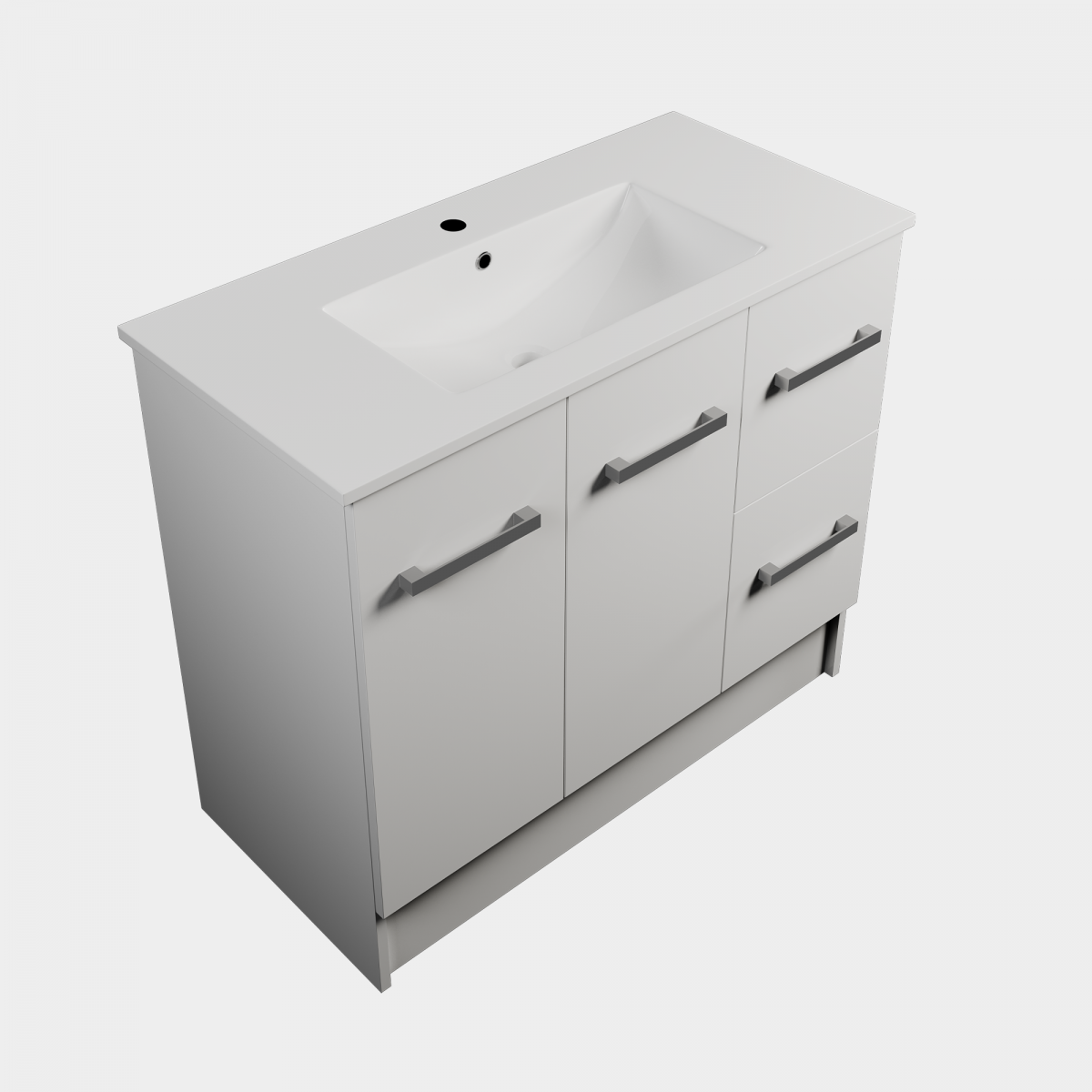 ara 900 Floorstanding Vanity, 2 Doors 2 Drawe