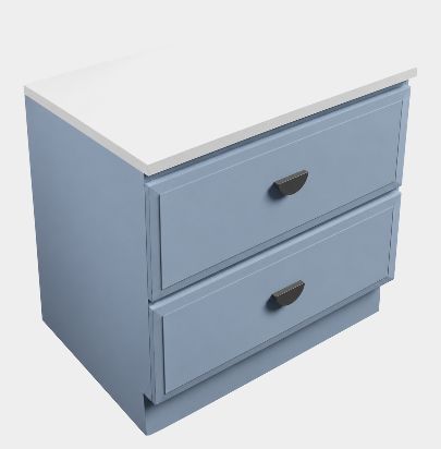 Laundry Cabinet 750, 2 Drawers (Benchtop Sold Separately) by Laundry