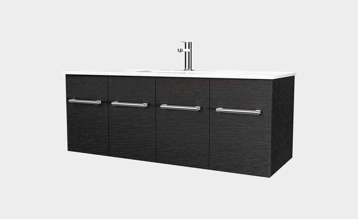 Fresh 1200 Wall-Hung Vanity 2 Doors 2 Drawers
