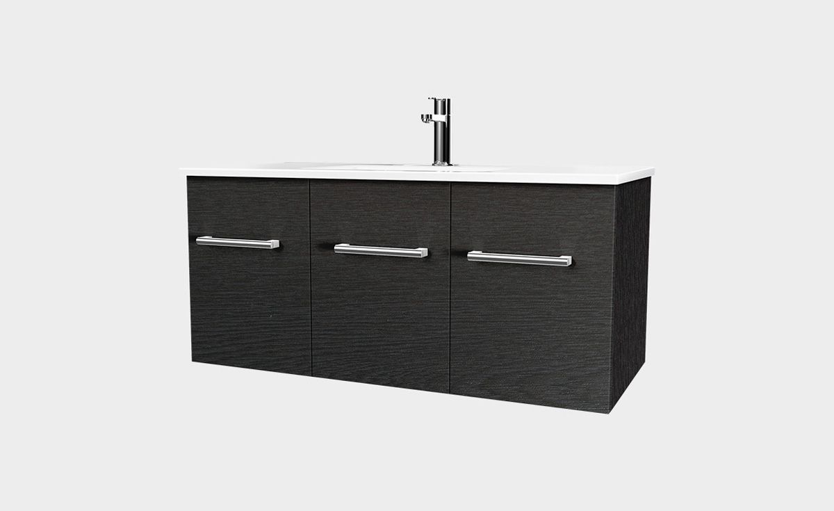 Zara 1000 Wall-Hung Vanity 2 Doors 1 Drawer