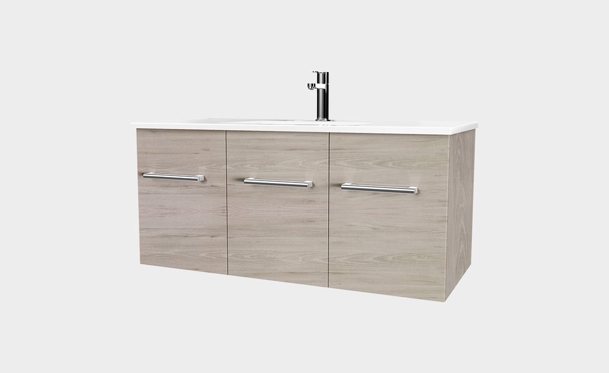 Zara 1000 Wall-Hung Vanity 2 Doors 1 Drawer