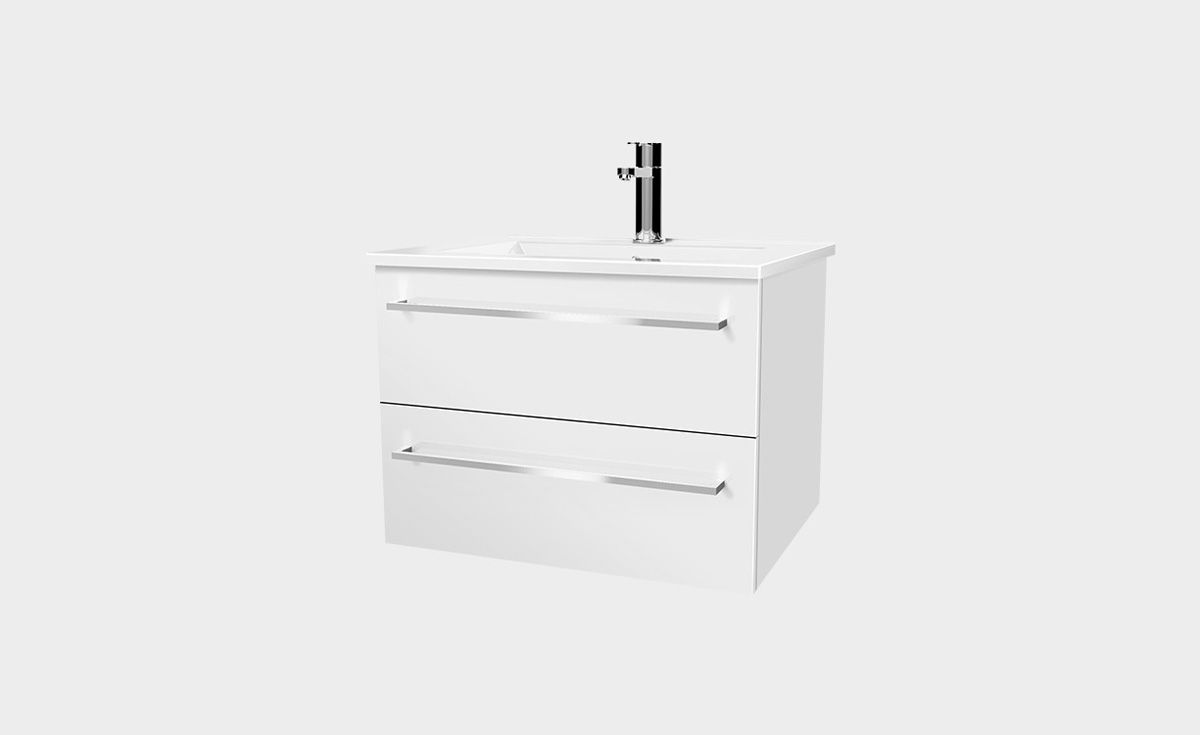 Zara 2 Drawers Wall-Hung