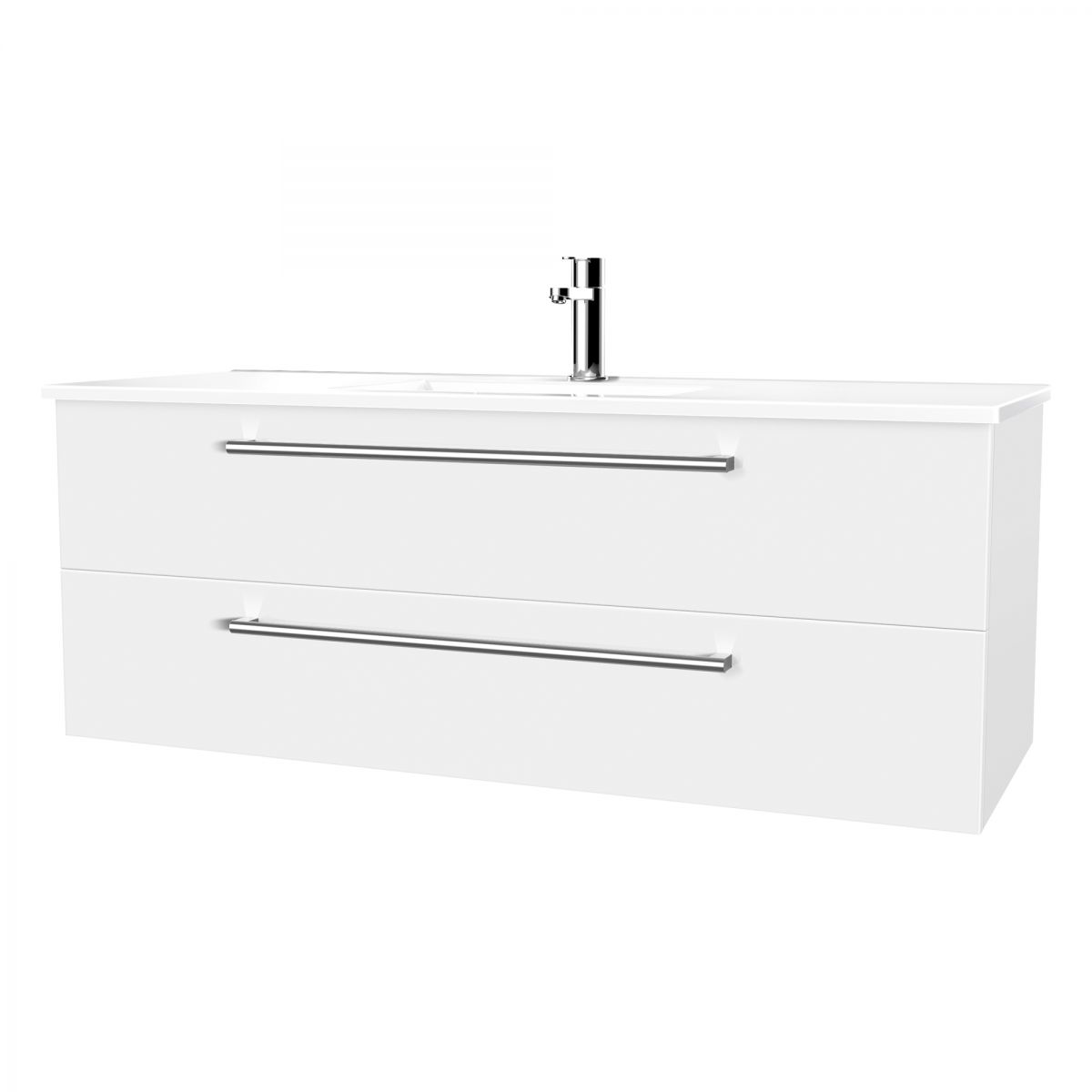 Zara 1200, 2 Drawers Wall-Hung