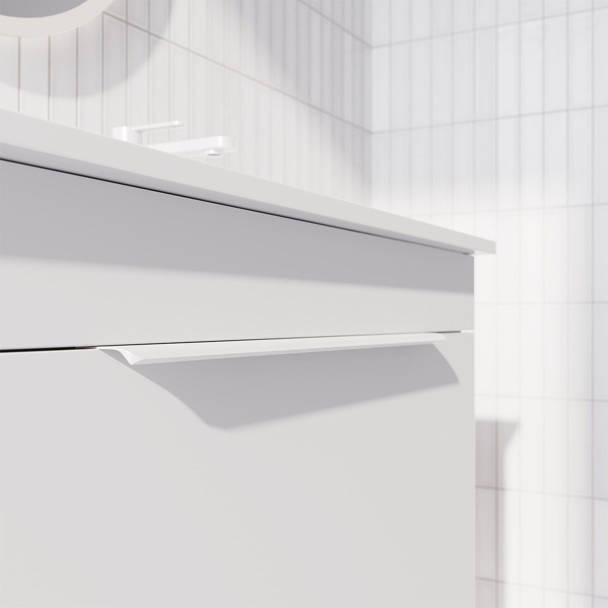 Satin White Profile Handle*