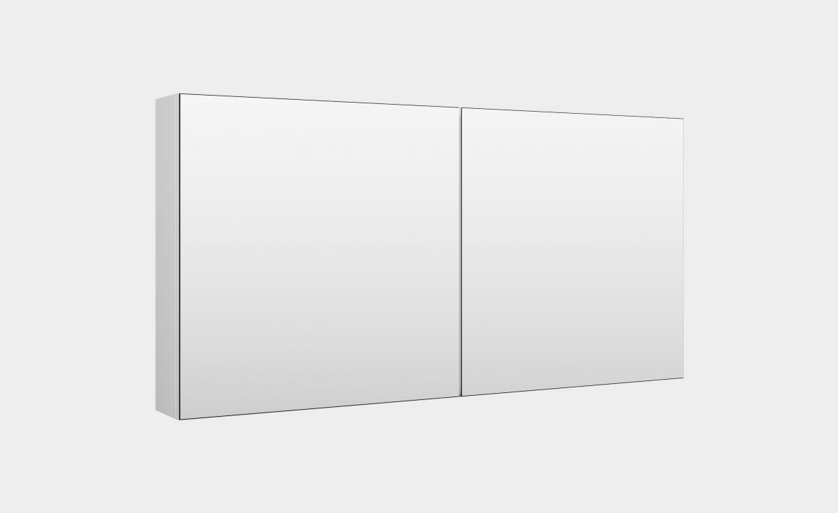 Cube Mirror Cabinet 2 Doors