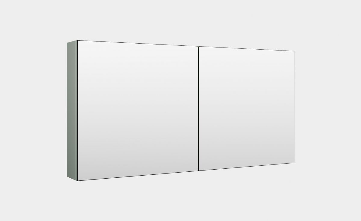 Cube Mirror Cabinet 2 Doors