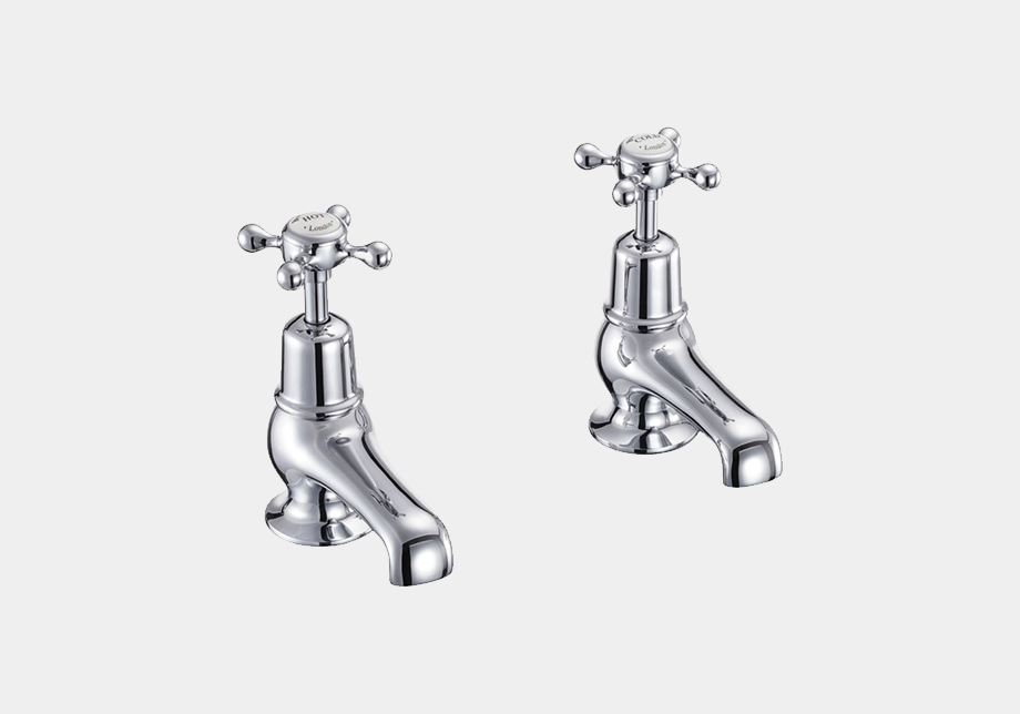 Claremont Basin Tap 7.5cm in Gold/White