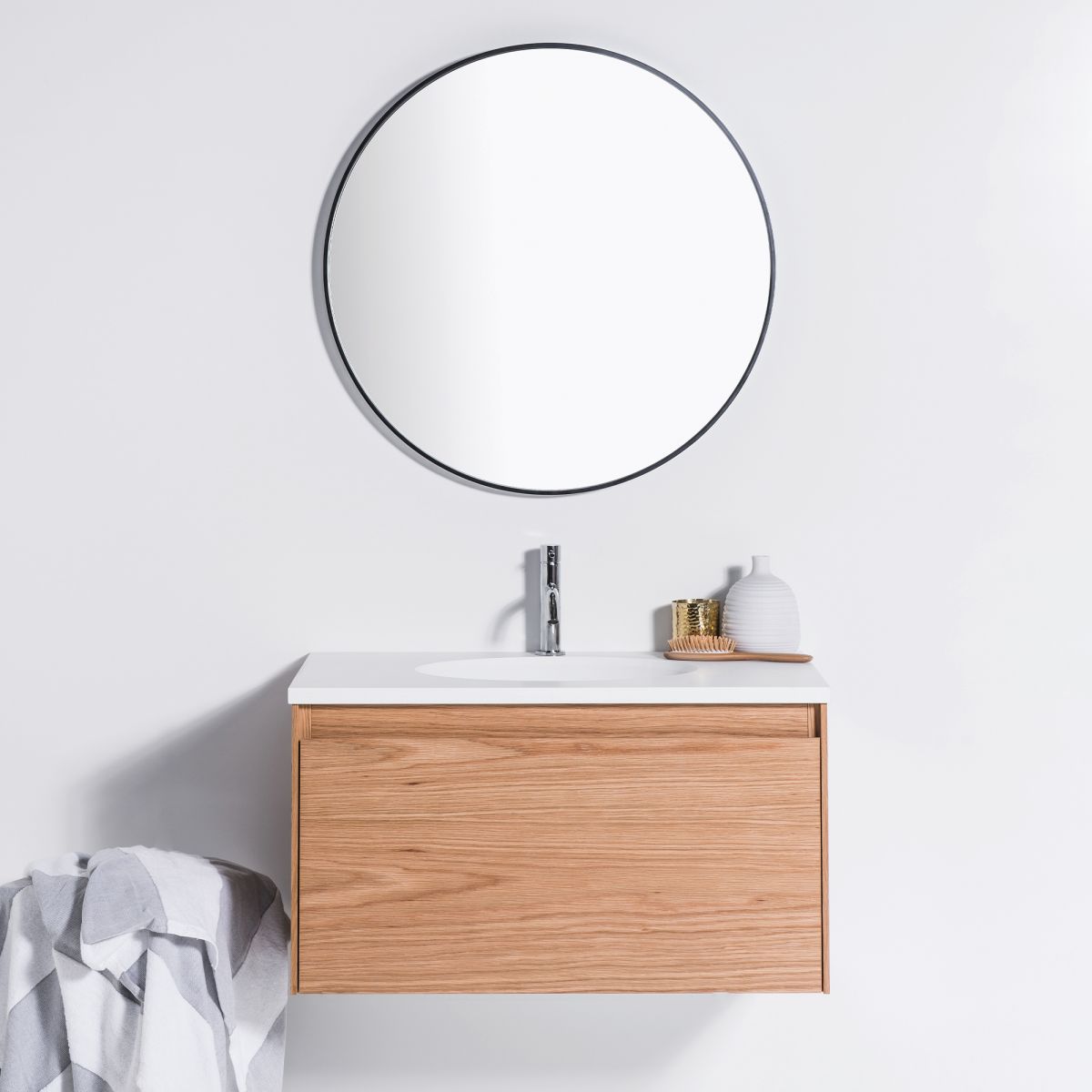 Moode 600 Wall-Hung Vanity, 1 Drawer