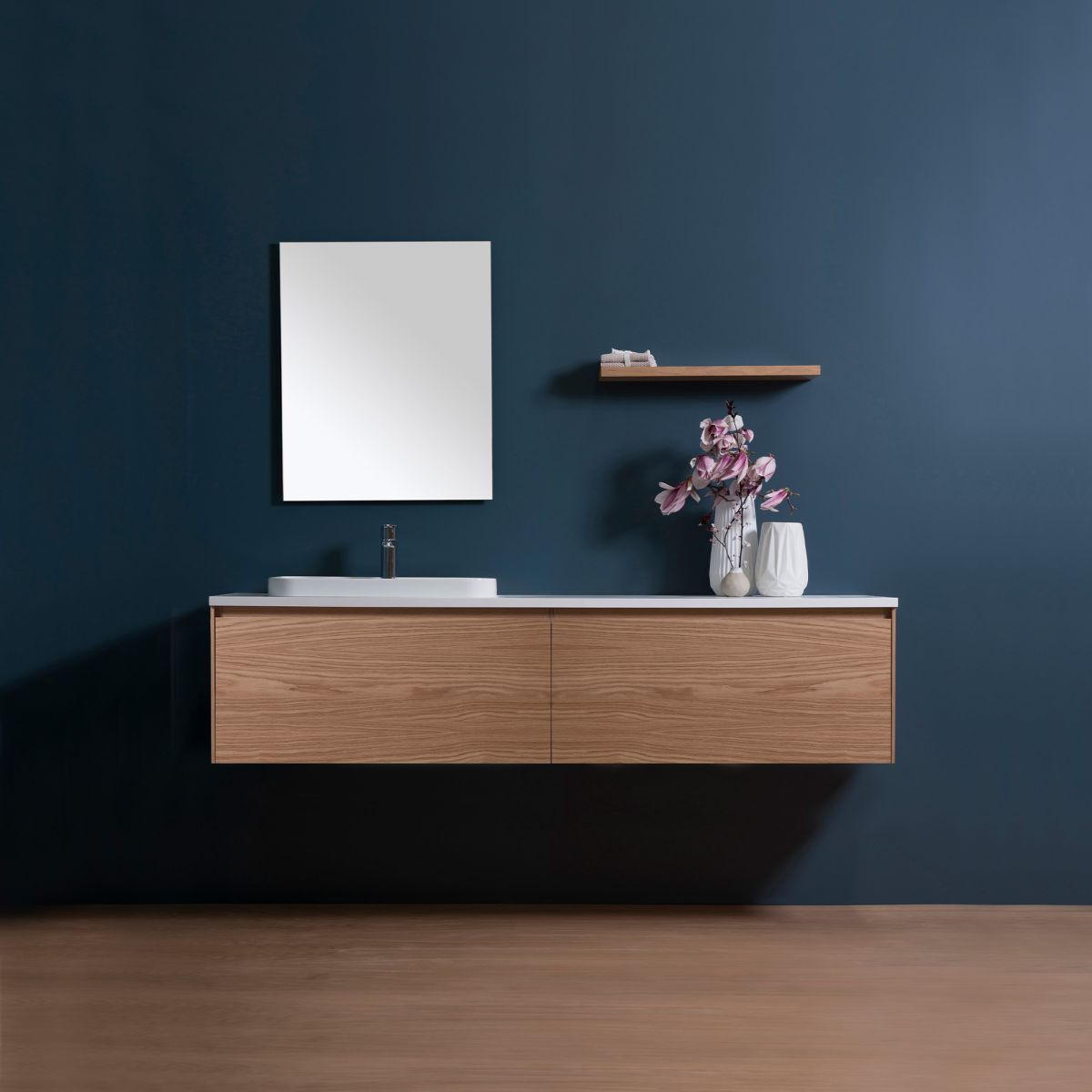 Moode 1800 Wall-Hung Vanity, 2 Drawers